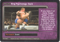 Ring Psychology: Back